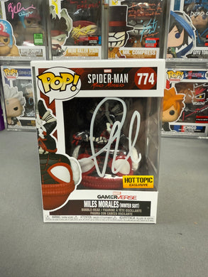 Miles Morales (Winter Suit) Signed by Nadji Jeter w/ CoA