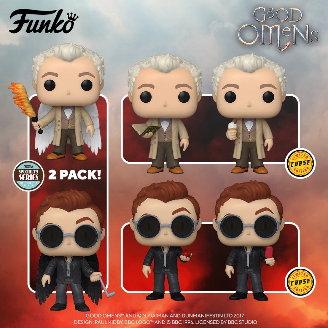 FUNKO POP GOOD OMENS CHASE グッド・オーメンズ-